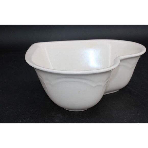 Vintage Pfaltzgraff Tea Rose Heart Shaped Serving Bowl Dish 8 1/4" x 3" Deep - Picture 6 of 9